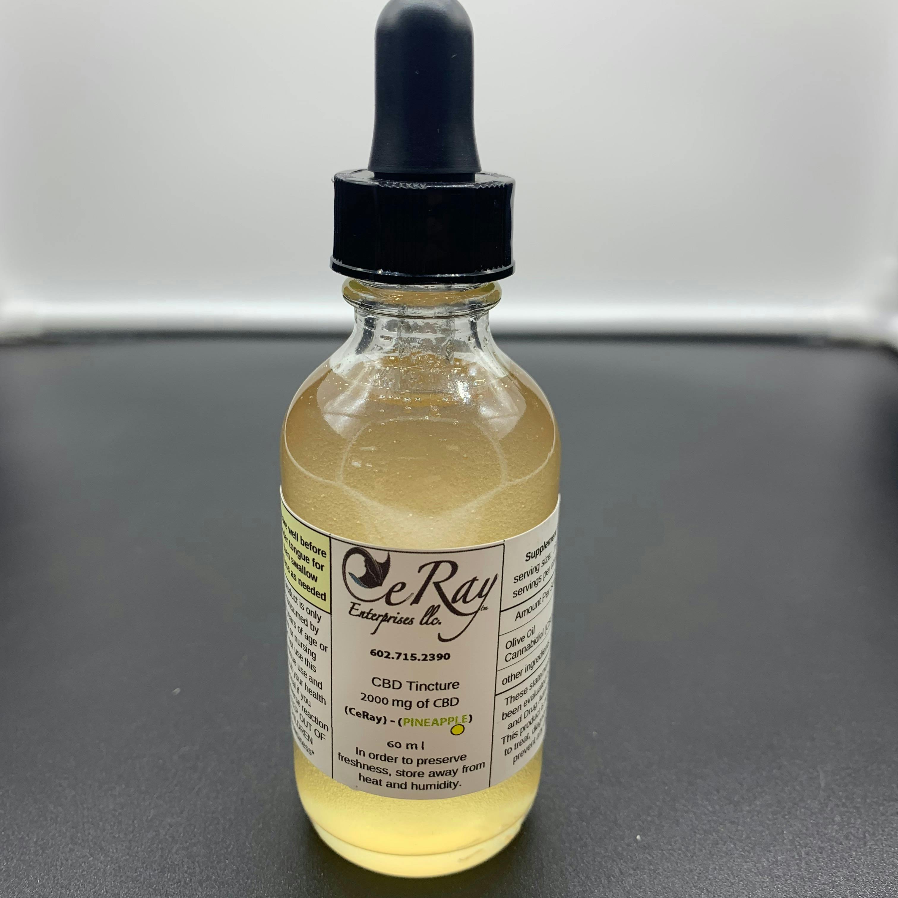 2000 MG Pineapple CBD Oil Tincture